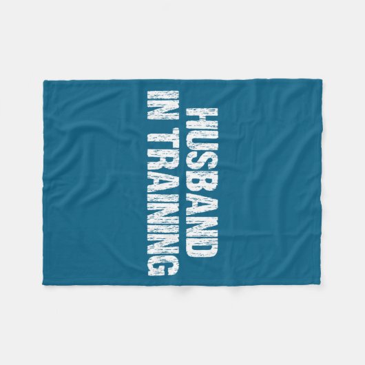 Couverture Polaire Husband In Training (Devant (Horizontal))