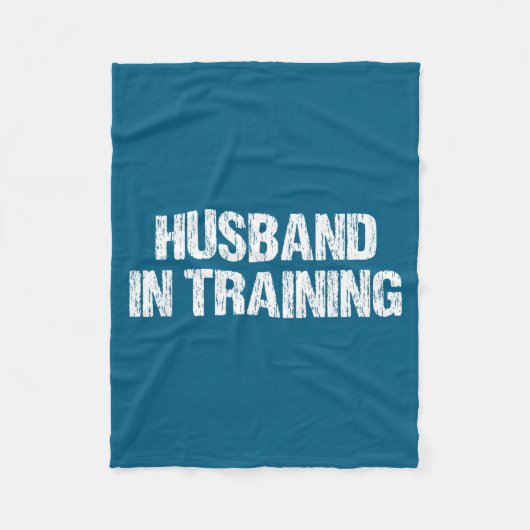 Couverture Polaire Husband In Training (Devant)