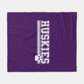 Couverture Polaire Huskie Fleece Blanket (Devant (Horizontal))