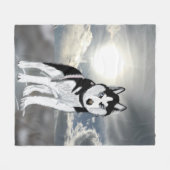 Couverture Polaire Husky de Sibérie (Devant (Horizontal))