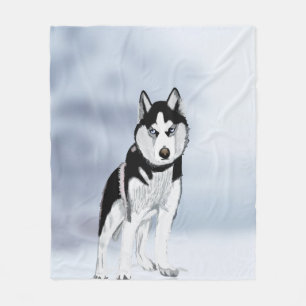 Couverture Polaire Husky de Sibérie
