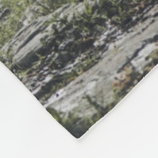 Couverture Polaire Husky Sibérien Blanc (Coin)