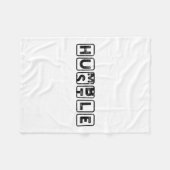 Couverture Polaire Hustlehumble - Motivation  (Devant (Horizontal))