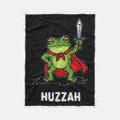 Couverture Polaire Huzzah Frog (Devant)