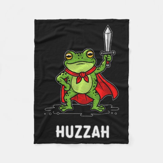 Couverture Polaire Huzzah Frog (Devant)
