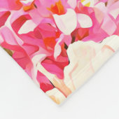 Couverture Polaire Hyacinth and peonis flowers, seamless pattern. Wat (Coin)