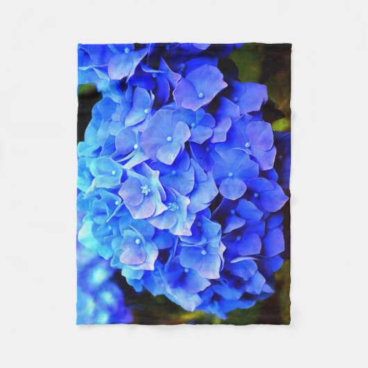 Couverture Polaire Hydrangea Blues (Devant)