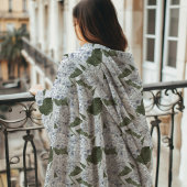 Couverture Polaire Hydrangea Garden Monogram 