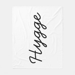 Couverture Polaire Hygge Black Elegant