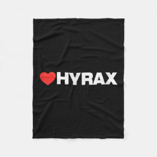 Couverture Polaire Hyrax de coeur - Style minimaliste propre - Vos Fa