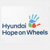 Couverture Polaire Hyundai Hope on Wheels Fleece Blanket  (Devant (Horizontal))