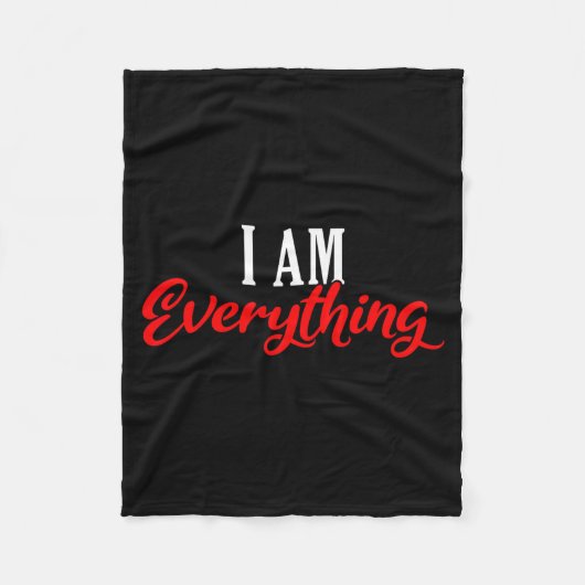 Couverture Polaire I Am Everything Valentine´s Day Love Couples (Devant)