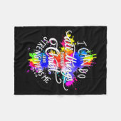 Couverture Polaire I Can Do All Things Through Christ Who Strengthens (Devant (Horizontal))