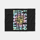 Couverture Polaire I Can Do Anything Except Make Insulin Groovy Tie D (Devant (Horizontal))