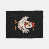 Couverture Polaire I Can’t Keep Calm It’s Fair Week Funny Chicken Liv (Devant (Horizontal))