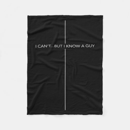 Couverture Polaire I Can't But I Know A Guy Cross Christian Jesus Fai (Devant)