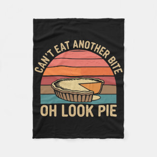 Couverture Polaire I Can't Eat Another Bite Oh Look Pie Fall Funny Th