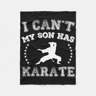 Couverture Polaire I Cant My Son Has Karate Sports Parents 