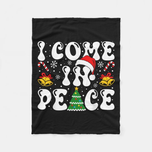 Couverture Polaire I Come In Peace Funny Couple Ugly Christmas Shirt (Devant)