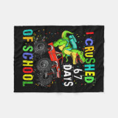 Couverture Polaire I Crushed 67 Days Of School Funny Six Seven Meme B (Devant (Horizontal))