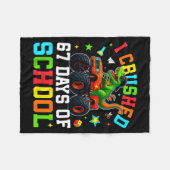 Couverture Polaire I Crushed 67 Days Of School Funny Six Seven Meme B (Devant (Horizontal))