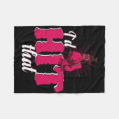 Couverture Polaire I`d Hit That Funny Boxing Gift For Kickboxing Woma (Devant (Horizontal))