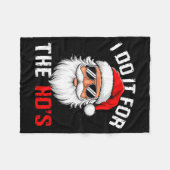 Couverture Polaire I Do It For The Hos Funny Inappropriate Christmas (Devant (Horizontal))