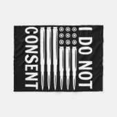 Couverture Polaire I Do Not Consent Republican Conservative Comply Fr (Devant (Horizontal))