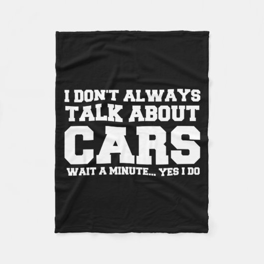 Couverture Polaire I Don't Always Talk About ... Car Detailing &amp;  (Devant)