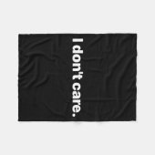 Couverture Polaire I Don't Care Long Sleeve  (Devant (Horizontal))