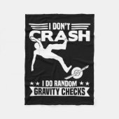 Couverture Polaire I Don't Crash I Do Random Onewheel Gravity Checks  (Devant)