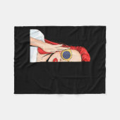 Couverture Polaire I Don't Have An Attitude Problem I Just Have A Red (Devant (Horizontal))