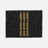 Couverture Polaire I Don't Have Ocd  (Devant (Horizontal))