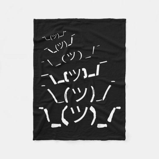 Couverture Polaire I Don't Know Idk  (Devant)