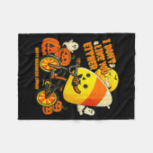 Couverture Polaire I Don't Like You Either Happy Halloween Anyway Can (Devant (Horizontal))