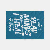 Couverture Polaire I Don't Read Minds I Heal Them - Psychology Psycho (Devant (Horizontal))