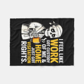 Couverture Polaire I Feel Like Work Got Custody Anel Custody Of Me Fu (Devant (Horizontal))