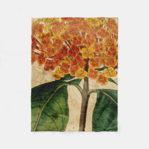 Couverture Polaire I floral vibrant