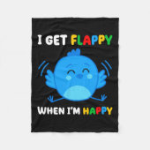 Couverture Polaire I Get Flappy When I'm (Devant)