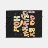 Couverture Polaire I Go By Grammy Now Baby Announcement New Grandma G (Devant (Horizontal))