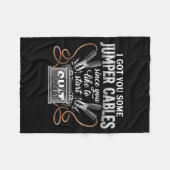 Couverture Polaire I Got You Some Jumper Cables Since You Like Funny (Devant (Horizontal))