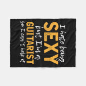 Couverture Polaire I Hate Being Y But I'm A Guitarist So I Can't Help (Devant (Horizontal))