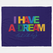 Couverture Polaire I have a dream (Devant (Horizontal))
