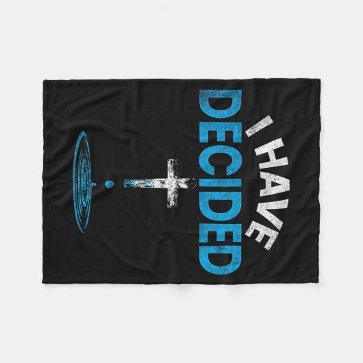 Couverture Polaire I Have Decided To Follow Jesus Christian Baptism M (Devant (Horizontal))