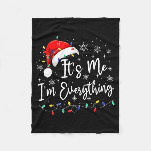 Couverture Polaire I Have Everything I Want For Christmas I'm Everyth (Devant)