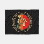 Couverture Polaire I Have Two Titles Dad &amp; Papaw I Rock Them Both (Devant (Horizontal))