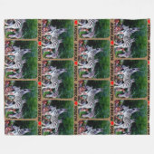 Couverture Polaire I Heart Afrique du Sud Zebra Aloe (Devant (Horizontal))