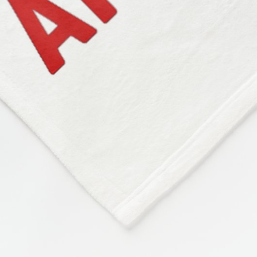 Couverture Polaire I Identify As A Christmas Tree Lit On The Outside  (Coin)