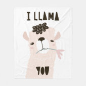 Couverture Polaire I lama vous (Devant)