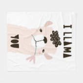 Couverture Polaire I lama vous (Devant (Horizontal))